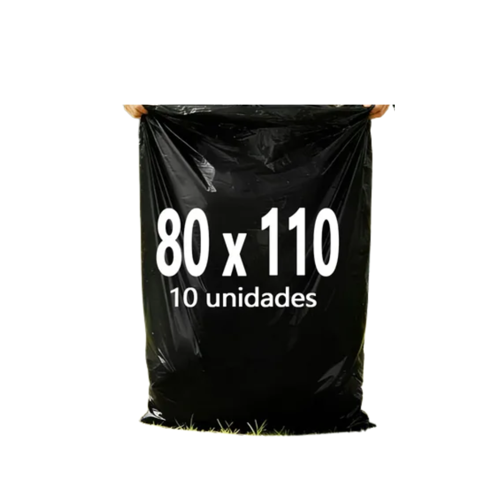 BOLSAS BASURA 80 X 110 PAQUETE 10 UNID - Imagen 2
