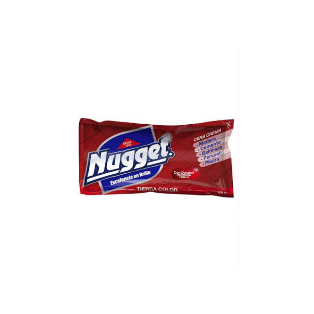 CERA CREMA C/TIERRA ROJA 400 GR NUGGET - Imagen 2