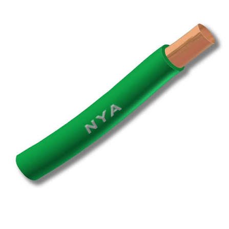 ALAMBRE NYA 4MM VERDE (ROLLO= 100MTS) - Imagen 2